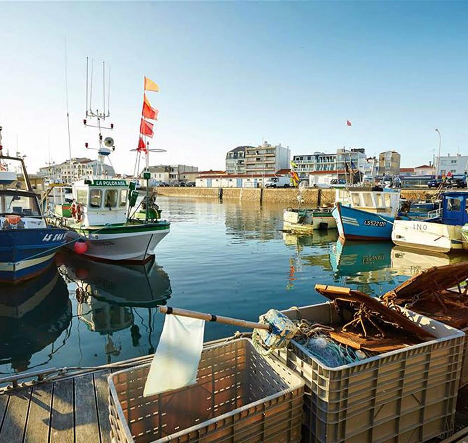 Grandes marées sur la côte vendéenne à St Jean de monts près du Camping Les Sirènes 3 étoiles 