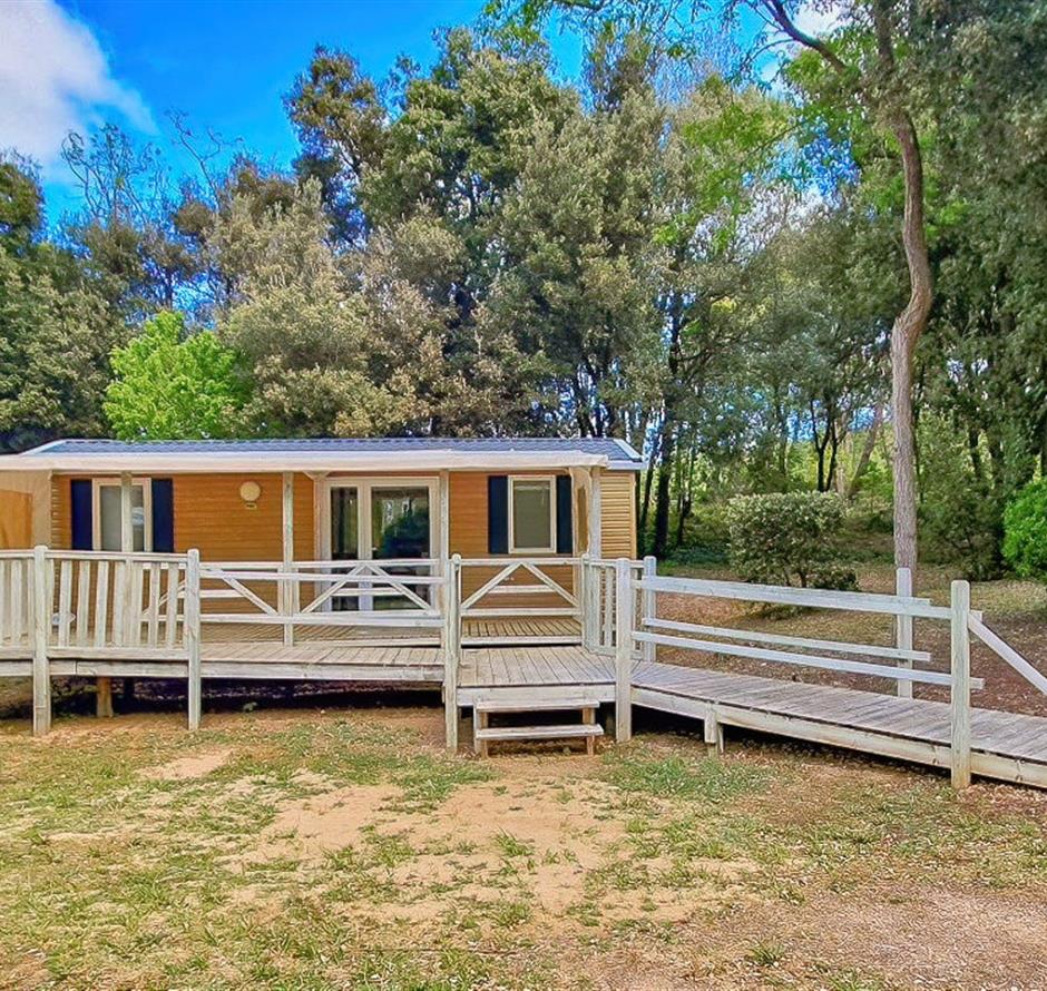 Vue extérieure du Cottage 4 personnes 2 chambres PMR 