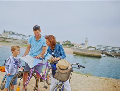 Balade à vélo en famille en Vendée