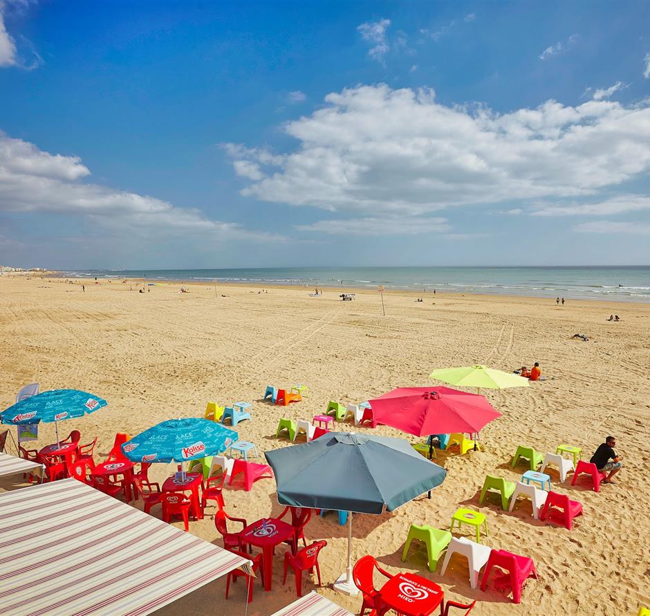 Plage de Saint-Jean-de-Monts en Vendée près du Camping Les Sirènes 3 étoiles 