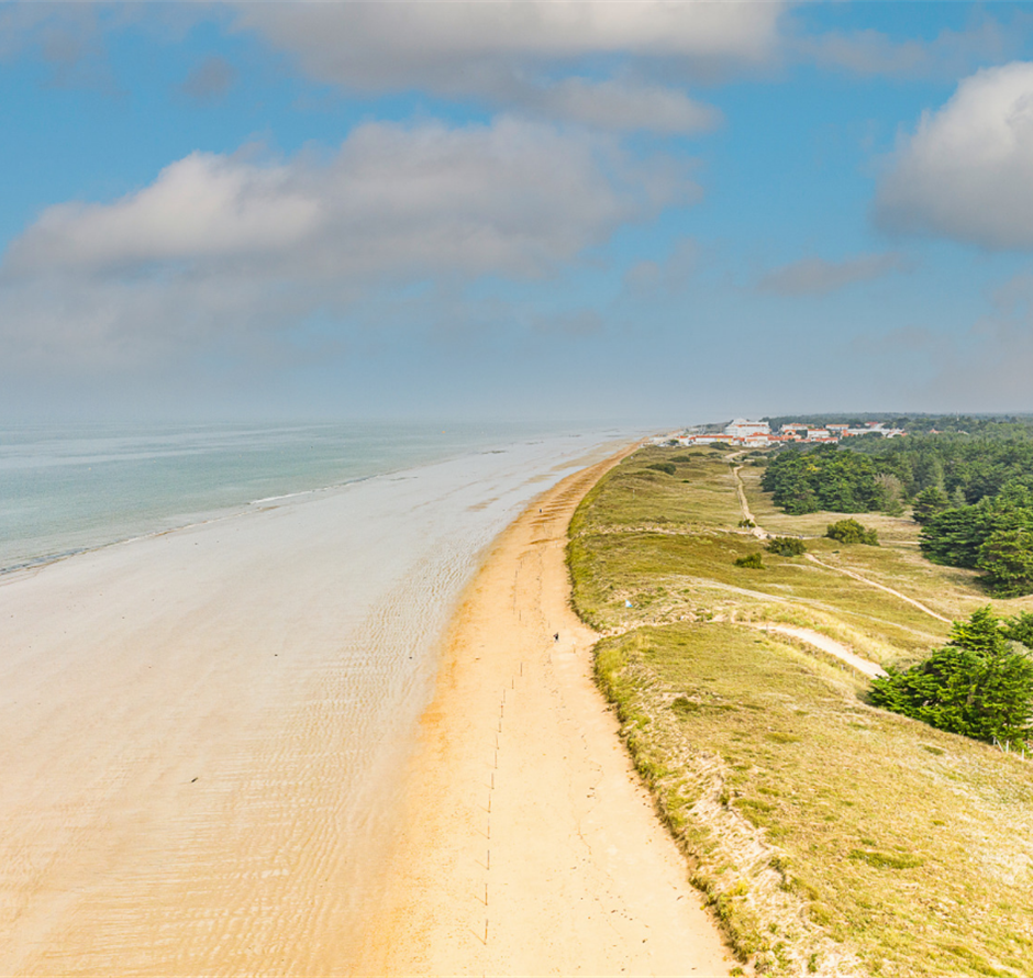 Trail bord de mer Saint-Jean-de-Monts en Vendée près du camping Les Sirènes 3 étoiles 