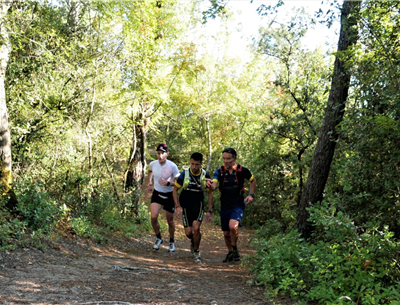 Trail en forêt de Saint-Jean-de-Monts en Vendée près du camping Les Sirènes 3 étoiles