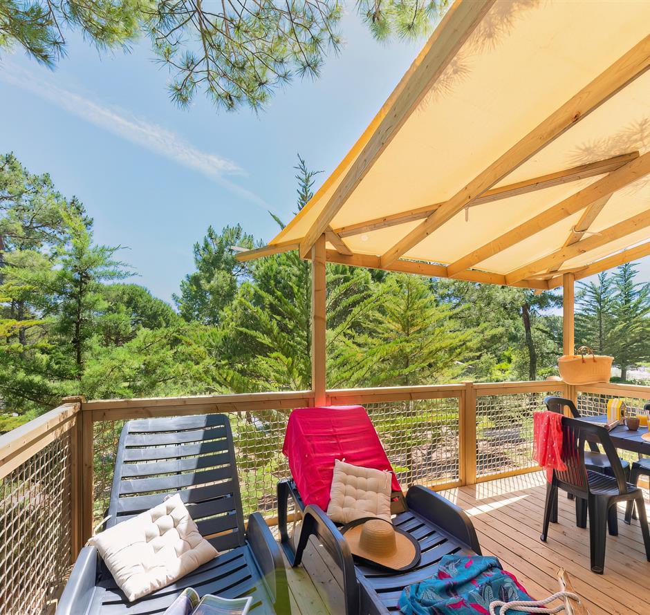 terrasse  du Cottage 2-3 pers 4 fleurs 