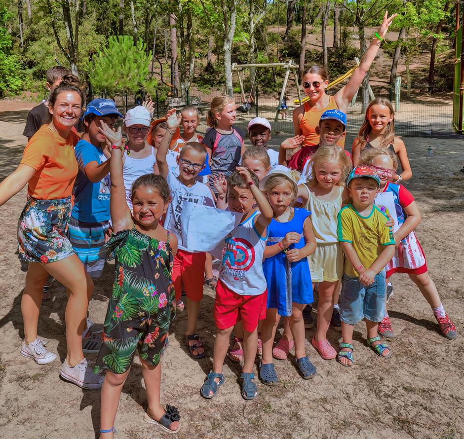 Jeux en extérieur au Camping Les Sirènes 