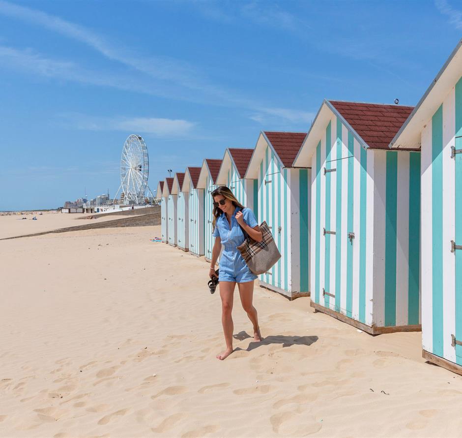 Plage de Saint-Jean-de-Monts en Vendée près du Camping Les Sirènes 3 étoiles 