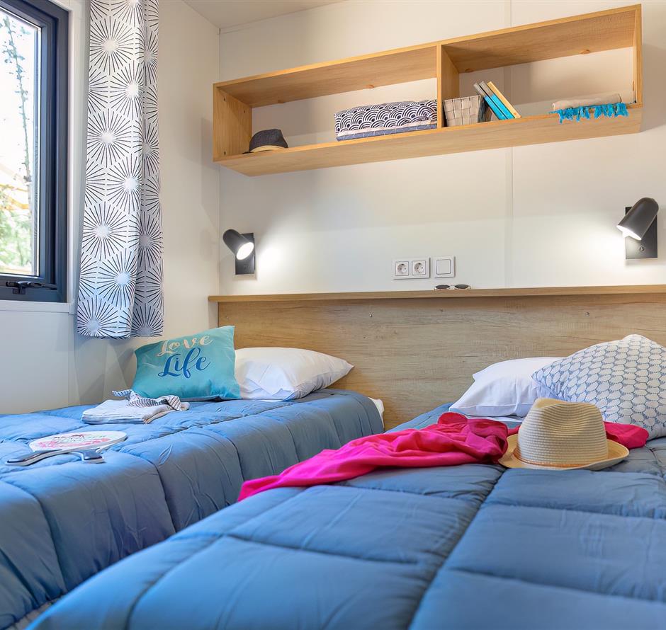 Chambre du Cottage 6 personnes 3 chambres 4 fleurs 