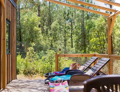 Terrasse du Cottage 6 personnes 3 chambres 4 fleurs