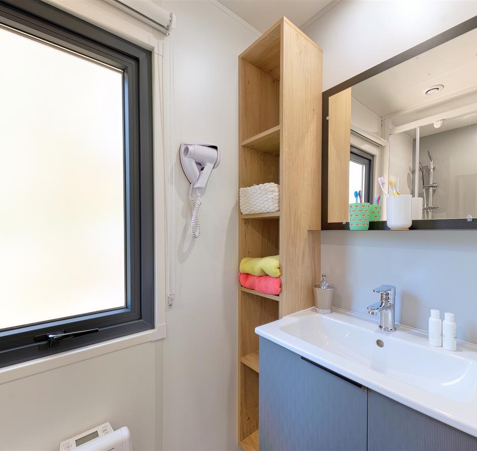 Salle de bain du Cottage 6 personnes 3 chambres 4 fleurs 