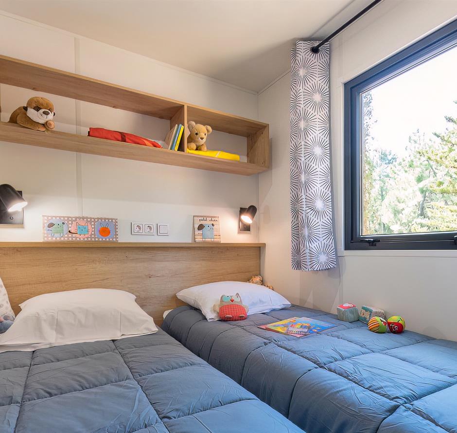 Chambre du Cottage 6 personnes 3 chambres 4 fleurs 