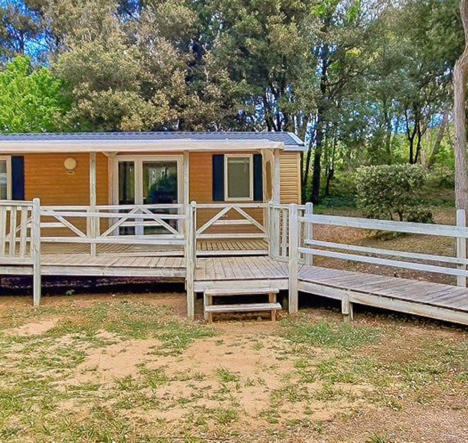 Vue extérieure du Cottage 4 personnes 2 chambres PMR 