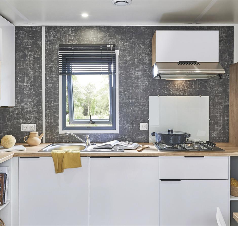 Cuisine du Cottage 4 personnes 2 chambres 2 salles de bain 4 fleurs 