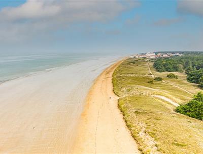 Trail bord de mer Saint-Jean-de-Monts en Vendée près du camping Les Sirènes 3 étoiles