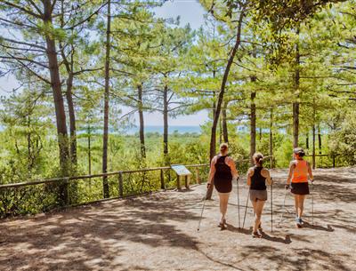 Marche nordique itinéraire Saint-Jean-de-Monts en Vendée près du Camping Les Sirènes 3 étoiles