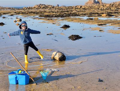 Grandes marées sur la côte vendéenne à St Jean de monts près du Camping Les Sirènes 3 étoiles