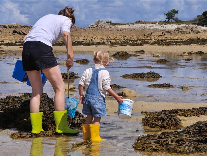 Grandes marées sur la côte vendéenne à St Jean de monts