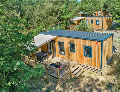 Vue aérienne du Cottage 6 personnes 3 fleurs