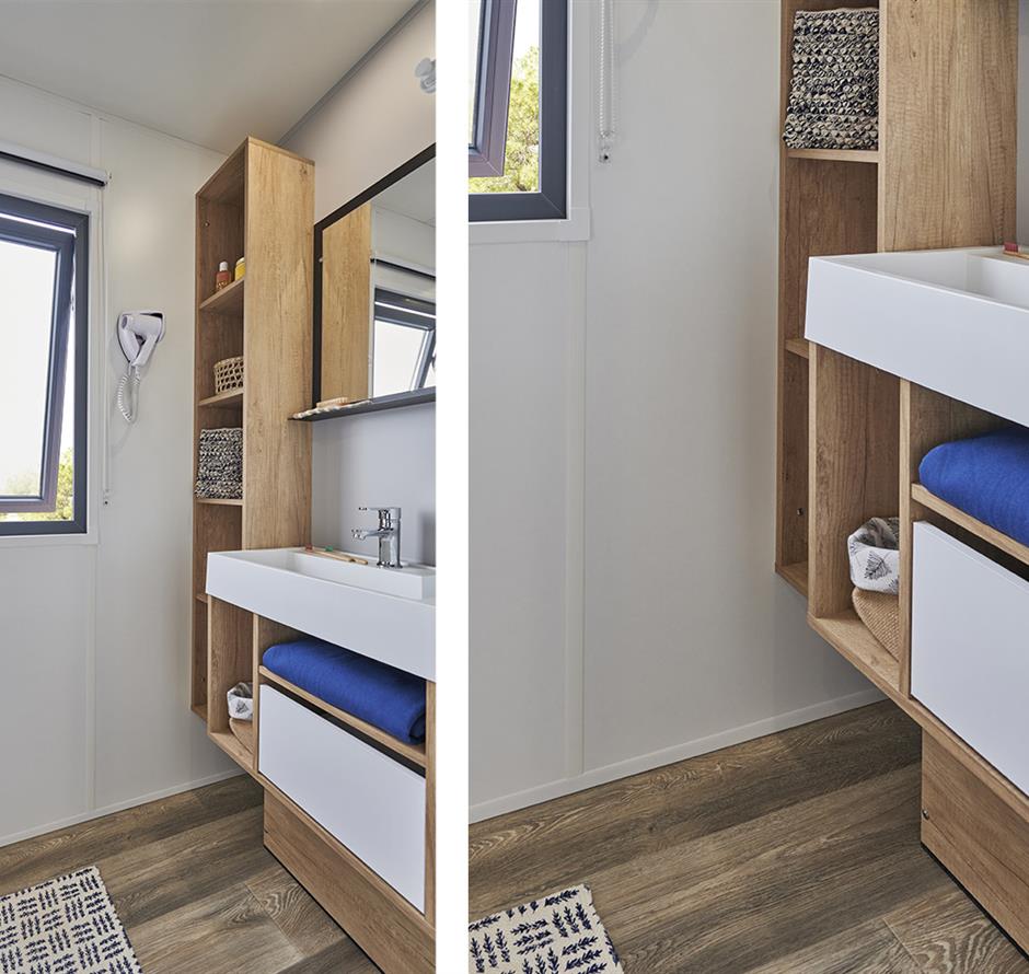 Salle de bain du Cottage 6 personnes premium 
