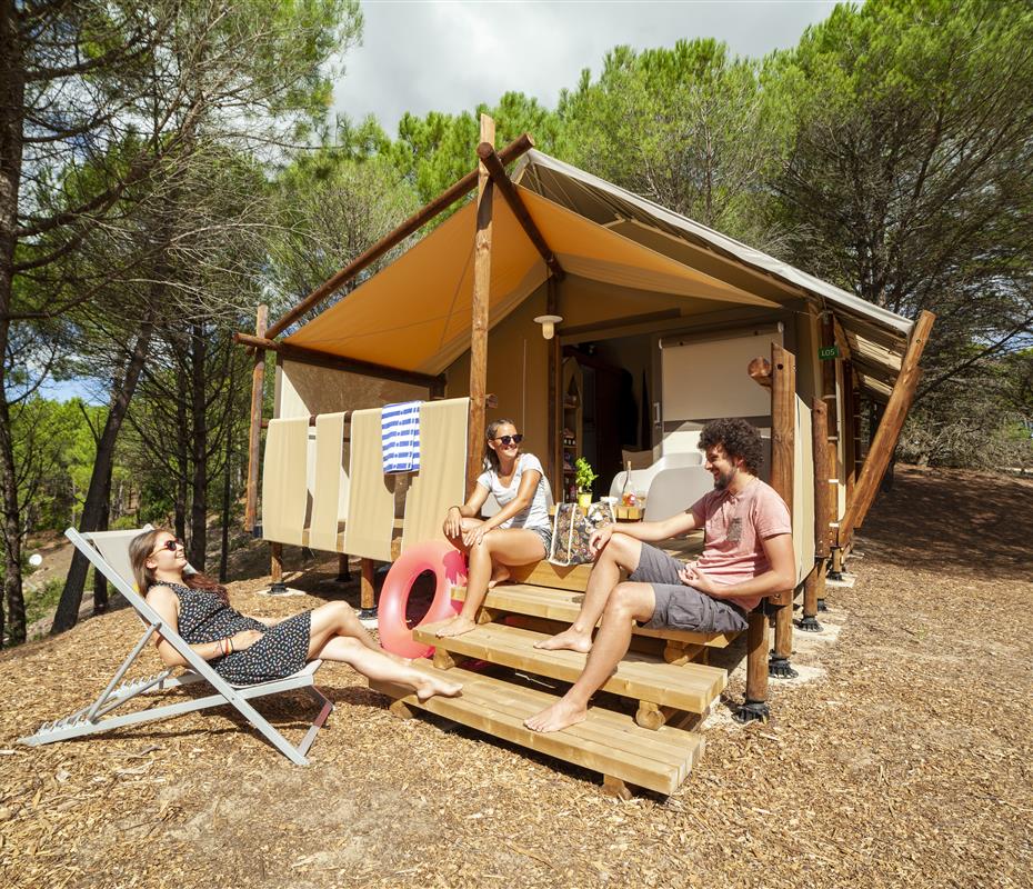 Tente Lodge au Camping Les Sirènes *** - CAMPING**** Les Sirènes