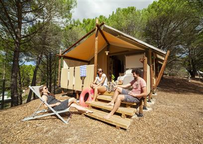 Tente Lodge au Camping Les Sirènes *** - CAMPING**** Les Sirènes