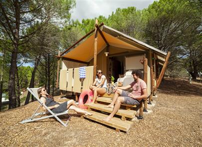 Tente Lodge au Camping Les Sirènes *** - CAMPING**** Les Sirènes