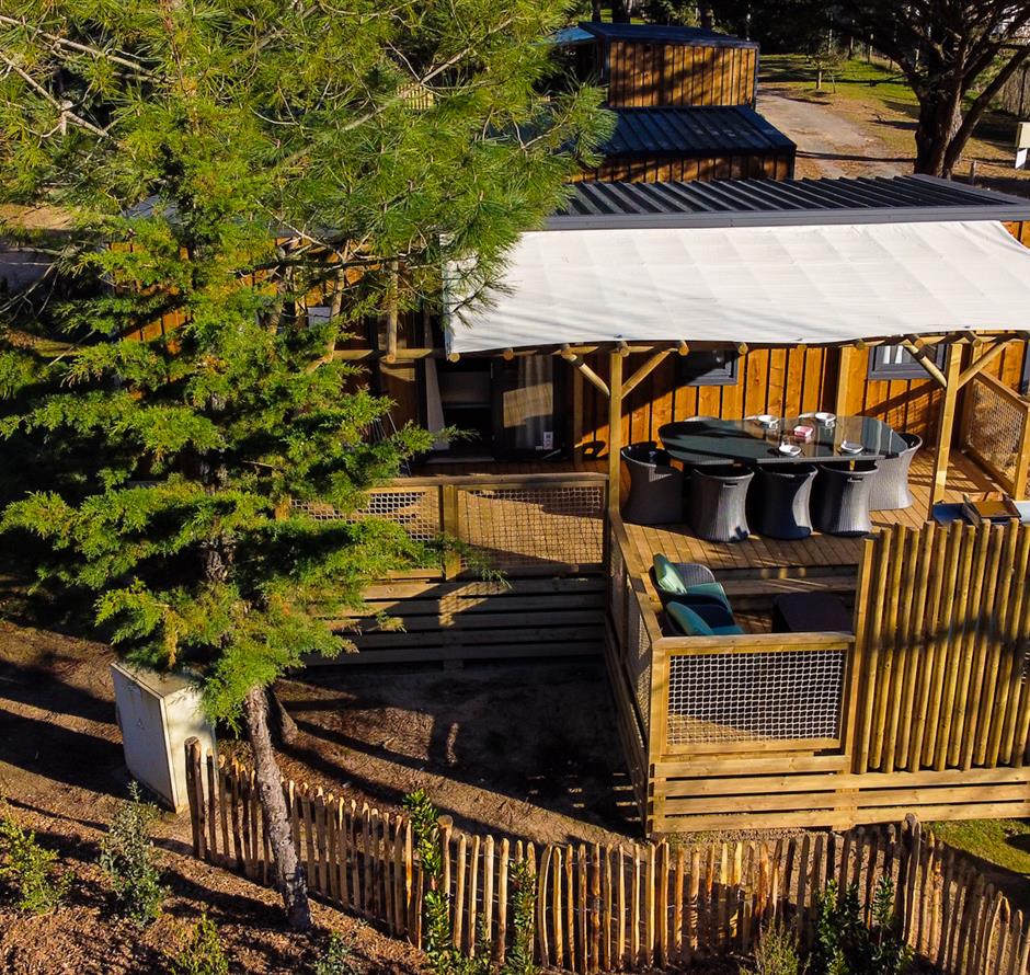 Vue extérieure du cottage 6 personnes Premium 