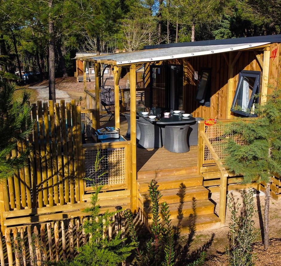 Vue extérieure du cottage 6 personnes Premium 