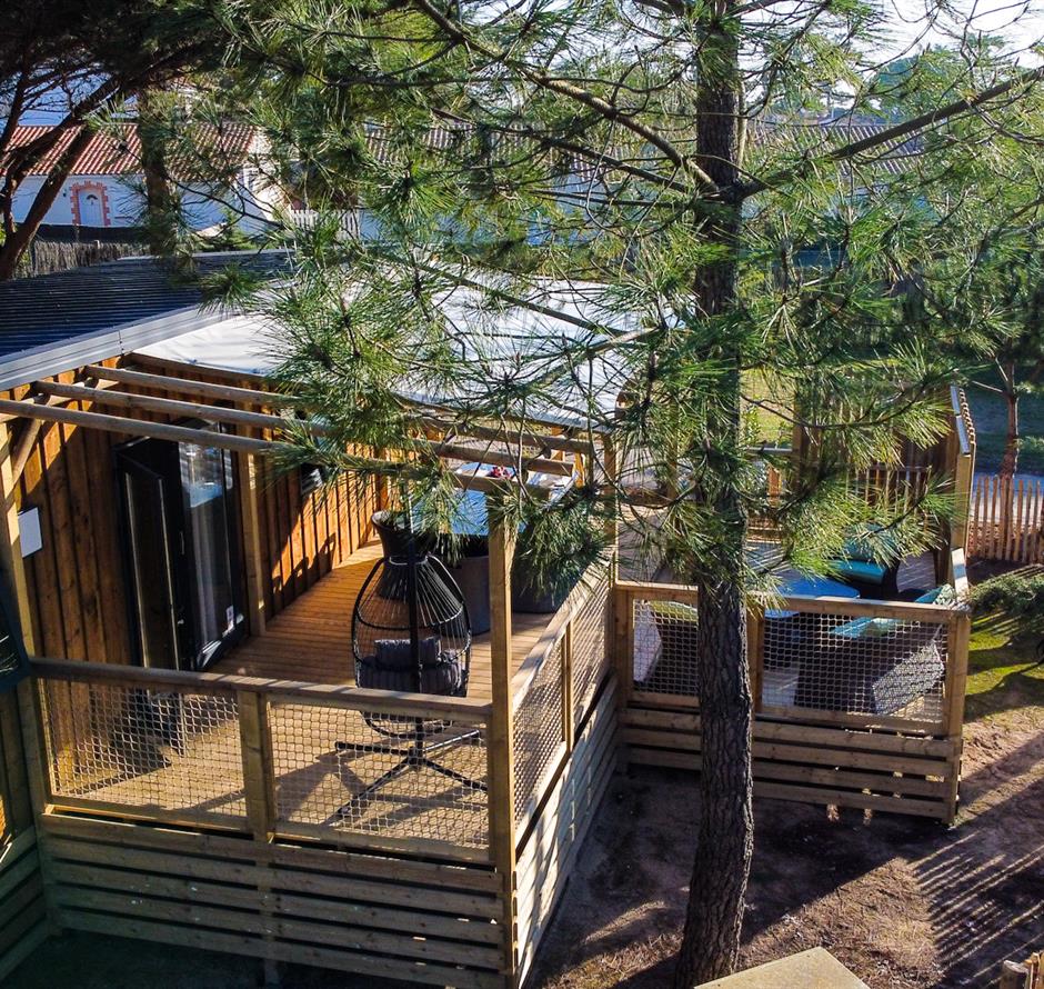 Vue extérieure du Cottage 4 personnes premium 